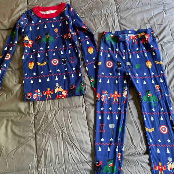 Hanna Andersson Marvel Avengers pajamas size 6-7 - Picture 5 of 5